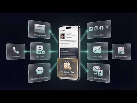 Digital Business Card That Captures Leads Instantly | Cardro NFC Demo