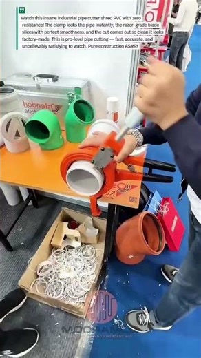 THIS PIPE CUTTER IS INSANE! It SLICES PVC Like a Laser Blade! #usa #tools #shorts