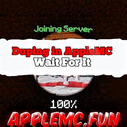 Duping in AppleMC😱| #shorts #senpaispider #nobatidao