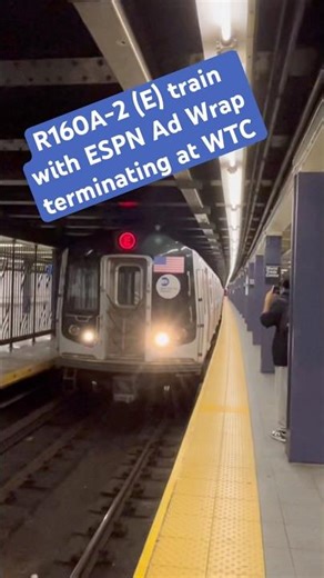R160A-2 (E) Train Terminating @World Trade Center Ft: ‪@HidsRailfan‬