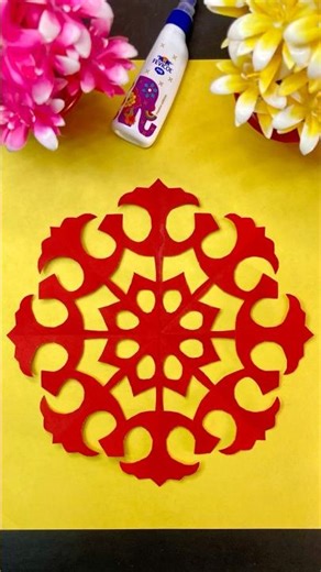 How to Make Beautiful Paper Cut Mandala Art | DIY Craft for Beginners #mandalaart