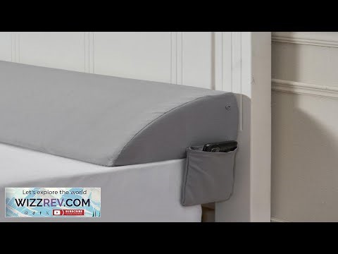 VEVOR Bed Wedge Pillow for Headboard King Size 76"x6"x4.5" Bed Gap Filler