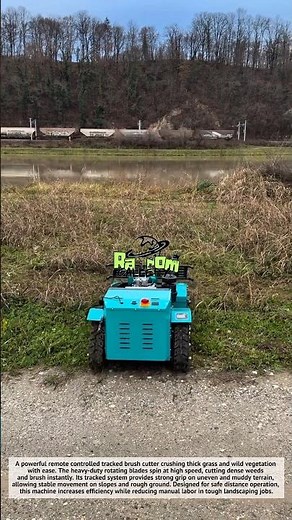 Automatic | Insane Remote Control Brush Cutter 😱 Destroys Thick Grass Easily!