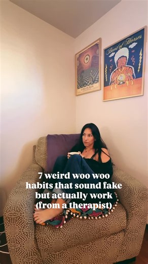Amy Adams, LPC | Spiritual Therapy Bestie | 7 weird woo woo habits that sound fake but actually work (from a therapist) 1. Talk to your body parts like they’re separate beings. Your... | Instagram