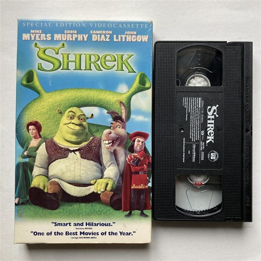 Vintage Shrek VHS Tape Special Edition Big Box Retro Animation 2000s Y2K Gift - Etsy UK