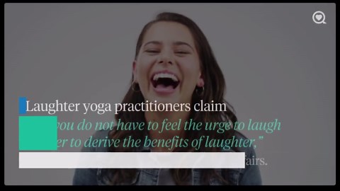 The benefits of laughter