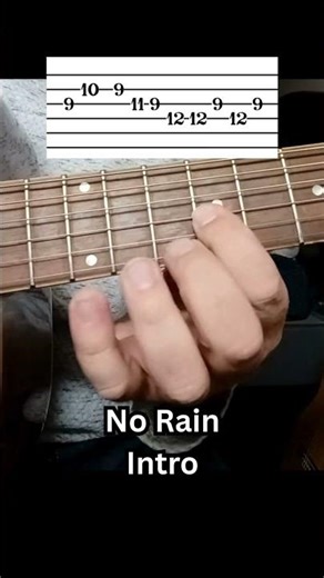 No Rain Intro Blind Melon Guitar Tutorial