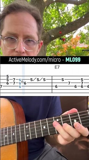 Slow & Simple Acoustic Blues - (with TAB) #guitartabs