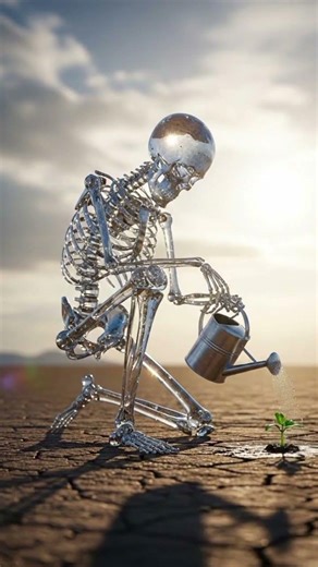 what if The Bamboo That Takes 4 Years to Grow – Inspirational Short #aiskeleton shorts #viralshorts