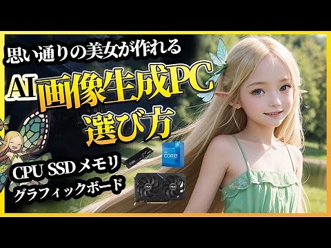【超初心者向け】AI画像生成PCの選び方を世界一わかりやすく解説！(Stable Diffusion ローカル環境)