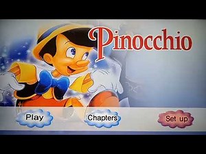 Pinocchio (1940) 2005 Korean DVD Menu Walkthrough