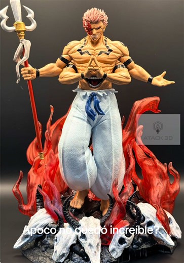 Impresión y Pintura de la Figura Sukuna en 3D