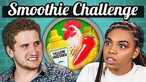 23K views · 123 reactions | You won't find these smoothies at Jamba Juice...we hope.  Turn up your volume and check out these college kids do the smoothie challenge with gross ingredients! | REACT | Facebook