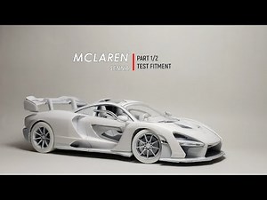Building Tamiya 1/24 McLaren Senna scale model car Part 1/2. Full build step by step KIT MOD ASMR