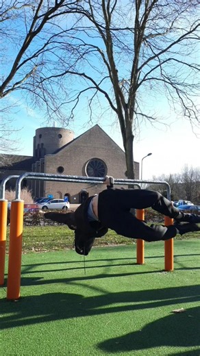 it took me 2 months to learn this backlever #calisthenics #motivation #backlever