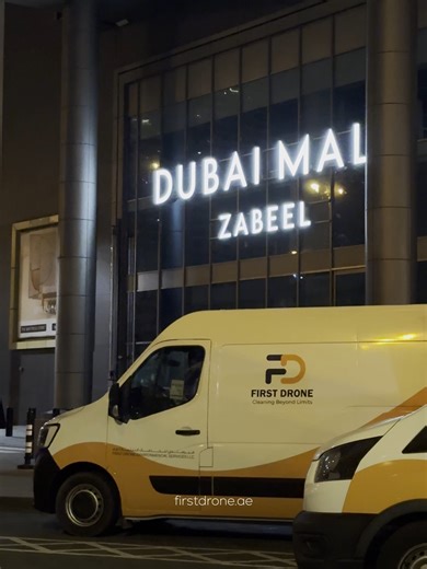 Aerial Cleaning Services at Versace Dubai Mall