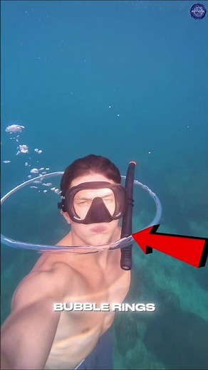 How to Make Perfect Underwater Bubble Rings! #BubbleRing #UnderwaterTrick #AmazingFacts