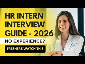 Top HR Intern Interview Questions & Answers Freshers | 2026 #hr #interview