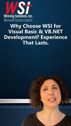 Why Choose WSI for Visual Basic & VB.NET Development? Experience That Lasts.