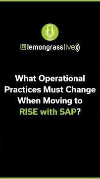 What Operational Practices Must Change When Moving to RISE with SAP | SAP on Cloud Advice & Insights
