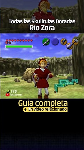 Golden Skulltula Guide: Zora's River | Zelda Ocarina of Time