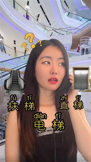 Lǐ lǎoshī 李老师 ｜Certified on Instagram: "4 ways to move between floors — in Chinese! Stairs = 楼梯 (lóu tī) Escalator = 扶梯 (fú tī) Elevator (US) = 电梯 (diàn tī) Lift (UK) = Also 直梯 (zhí tī) #QuickGuide #chinesetutor#Chinese #Mandarin #MandarinTeacher #LearnChinese #Pinyin #joke #HSK #ChineseLanguage #LanguageLearning #LanguageTeacher #ChineseCulture #FluentInChinese #RealLifeChinese #中文学习 #学习汉语 #汉字 #LanguageExchange #TeachingChinese #Bilingual #LanguageJourney"