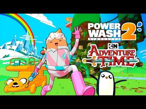 PowerWash Simulator 2 DLC Adventure Time #review #gamplay #español