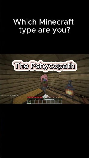 Which Minecraft type are you 5 #truedialogue