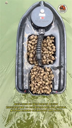 Smart Tool For Fishing | Smart Remote Control Bait Boat for Precision Fishing |Snail Feeding Process