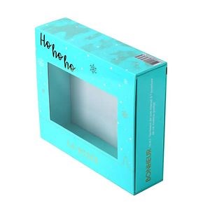 [Hot Item] Custom Cardboard Paper Box with Clear PVC Window Packaging Gift Box
