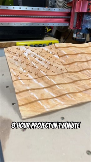 8 hours carve in 1 minute