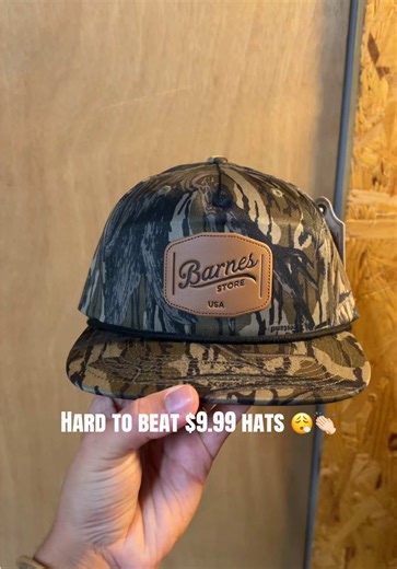 Take a look at the TikTok shop and barnesstore.net to grab yours today 😮‍💨👏🏻 #foryou #sale #camohat #camo #barneshats