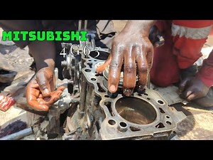 How We Rebuilt a Mitsubishi 4G63 Engine with Limited Tools | African Mechanics