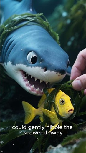 Sheldon the Toothless Shark #storyforkids #youtubeshorts #storytelling #shark #sharks #toothless