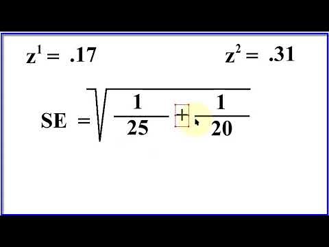 Fisher's r to z transformation by hand - Two correlations significantly different from each other?
