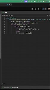 Leetcode 1143: Longest Common Subsequence