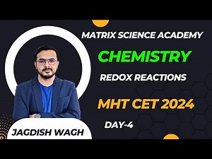 REDOX REACTION I MHT CET 2024 I ONE SHOT REVISION
