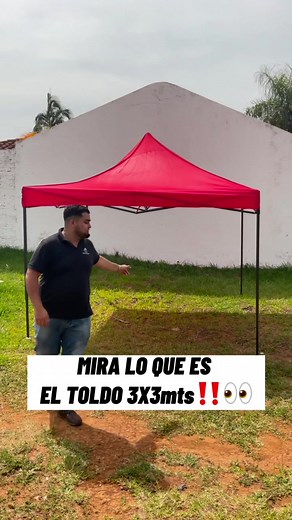 Ideal para eventos al aire libre, ferias, exposiciones‼️🔥 Toldo 3x3mts fácil y practica de armar 🙌🏻 Estructura de hierro esmaltado reforzado Techo impermeable Precio: 615.000gs (85 usd) . . . ##camping##pesca##ecoaventura##pescador##encarnacionpesca##paraguay##argetina ##verano##gazebo#paraguay #parati #para #fyp #fypシ