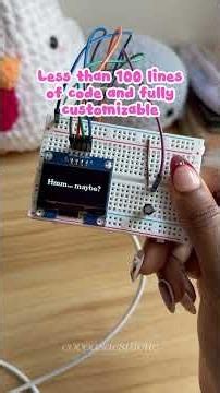 Magic 8 Ball engineering project for beginners! 🔮🪄 #tech #code #arduino #stem #engineering