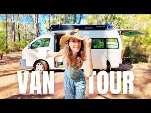 VAN TOUR | Self Converted Toyota Hiace - DIY Van Conversion
