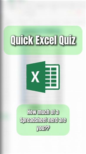 3 Excel questions to test your spreadsheet IQ