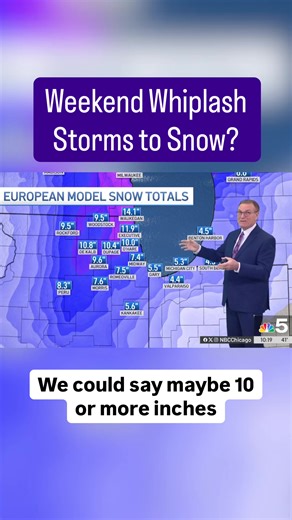 Chicago Weekend Weather: Storms to Snow Forecast