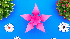 Very Easy Paper Flower Making Without Tape Or Glue | Beautiful Paper Flower Making Idea #PaperFlower #PaperFlowerMaking #PaperFlowerIdeas | Mr. Creator