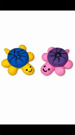 DIY idea 🔔 How to make easily Turtle 🐢 🐢 with Super clay #trend #clay #music #clay