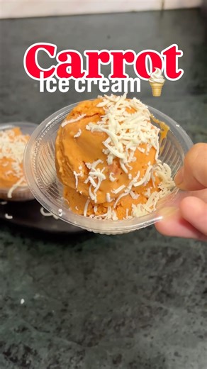 Carrot Ice Cream Recipe😋✨#cooking#recipe#easyrecipe#icecreamrecipe#carrot#icecream#sweetrecipe#food