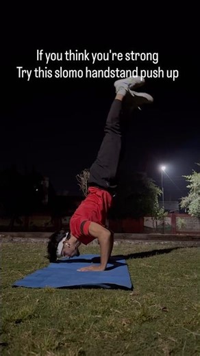 Challenge for you 🫵💪 #calisthenics #handstandpushup #fitness #shorts @bebecomeme