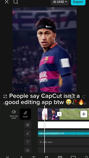 The best editing app ever 🥹🔥|| The overlay is on my tiktok || #capcut #capcuttutorial #football