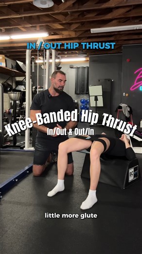 Bret Contreras “The Glute Guy” PhD, CSCS | These are surprisingly effective tbh. Knee banded hip thrusts off the @bcstrengthofficial foam bench using a BCS glute loop. People might... | Instagram
