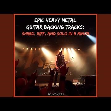 Brutal Breakdown Metal Guitar Backing Track in E Minor, 148 Bpm