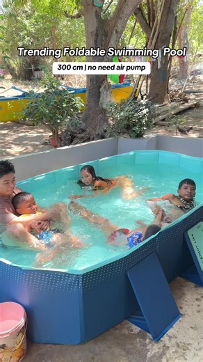 Easy Setup for Foldable Swimming Pools